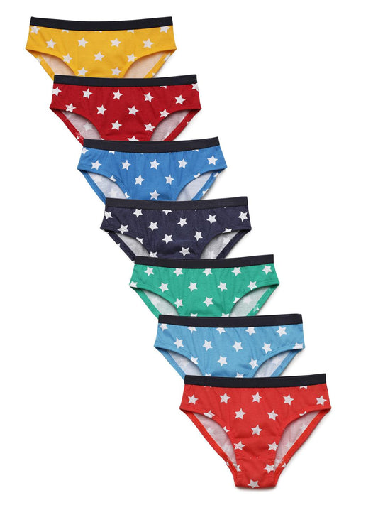 Boys Brief - Star Prints (Pack of 7).