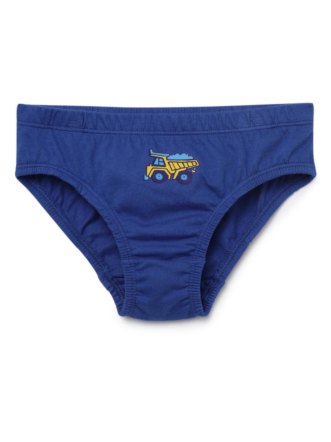 Boys Brief - Truck Prints & Strips (Pack of 3).