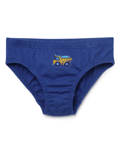 Boys Brief - Truck Prints & Strips (Pack of 3).